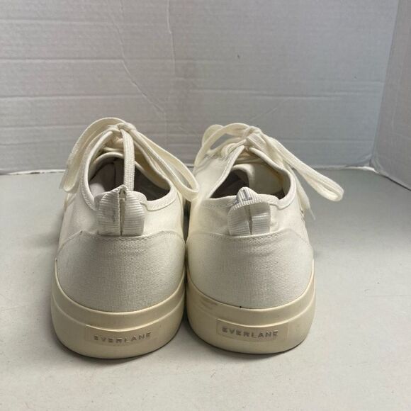 TREAD BY EVERLANE Unisex White Sneakers Female 12.5 Male 10.5 New With Defects - Picture 7 of 10